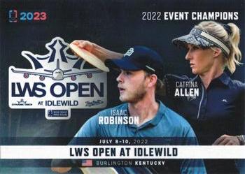 2023 Disc Golf Pro Tour - Event Champions #E9 LWS Open at Idlewild (Isaac Robinson / Catrina Allen) Front